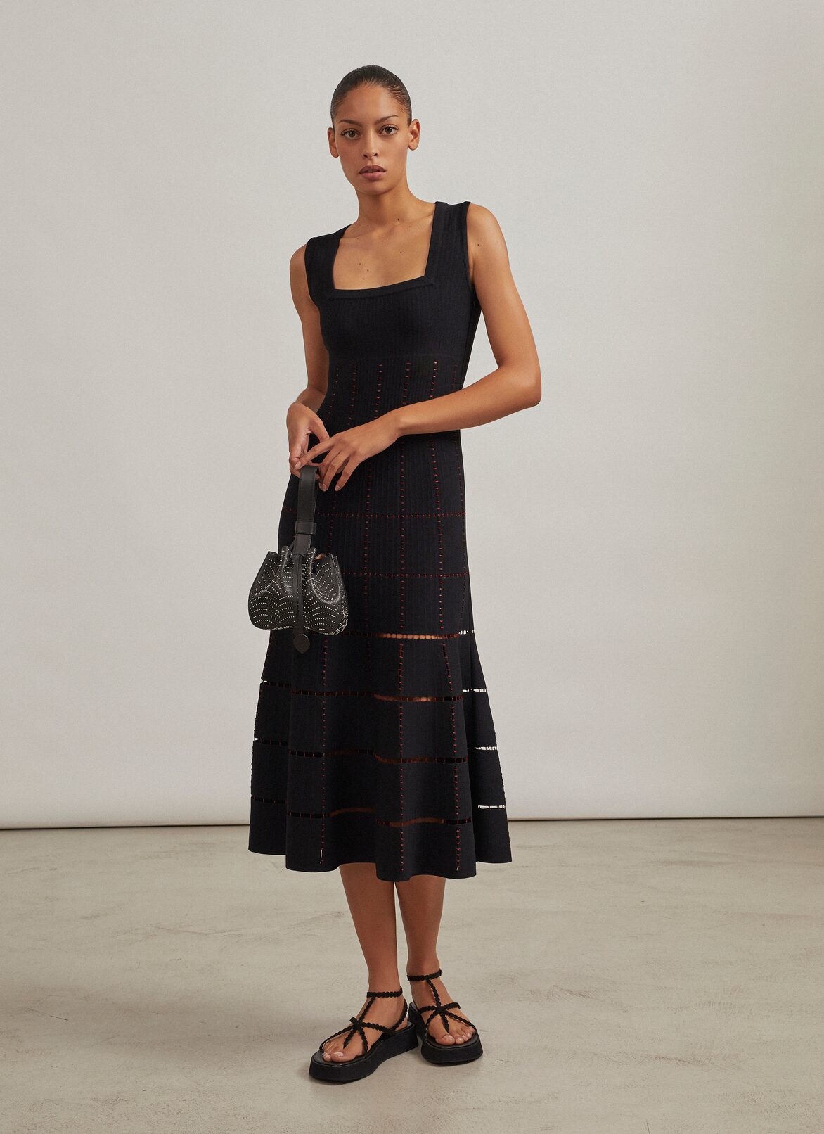 Dresses ALAÏA BLACK/RED DRESSES